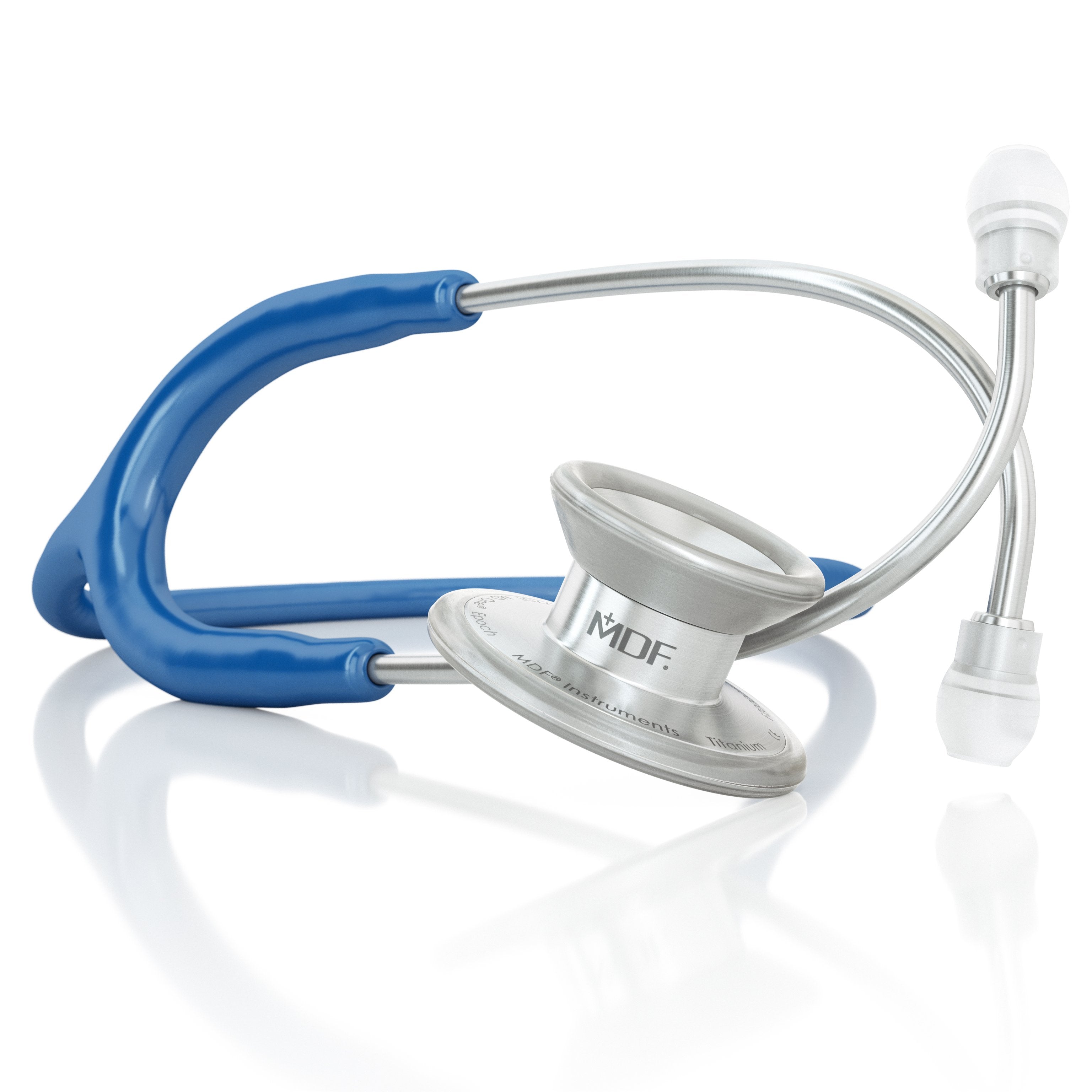 MD One® Epoch® Titanium Adult Stethoscope - Royal Blue