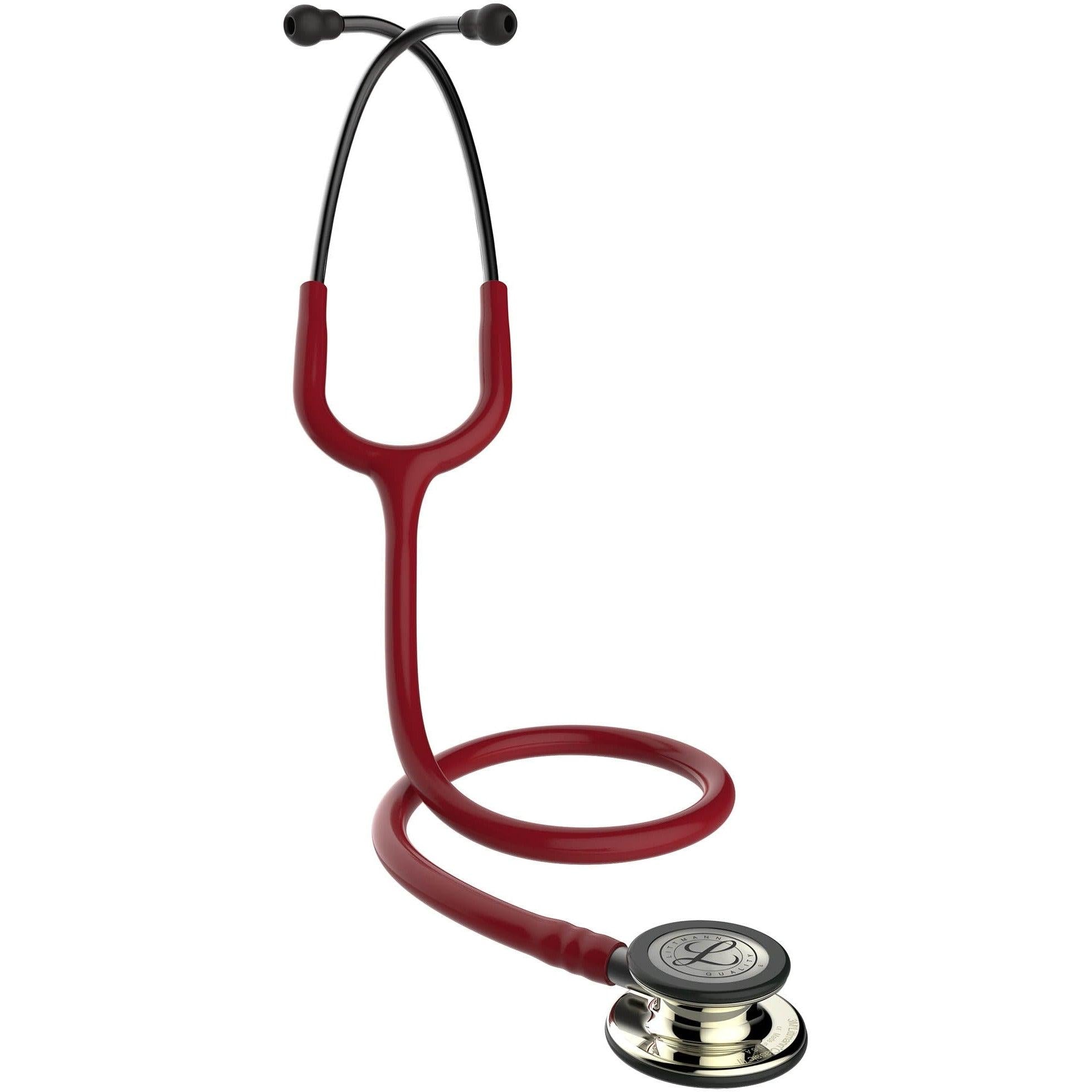 Littmann Classic III Monitoring Stethoscope: Champagne & Burgundy 5864