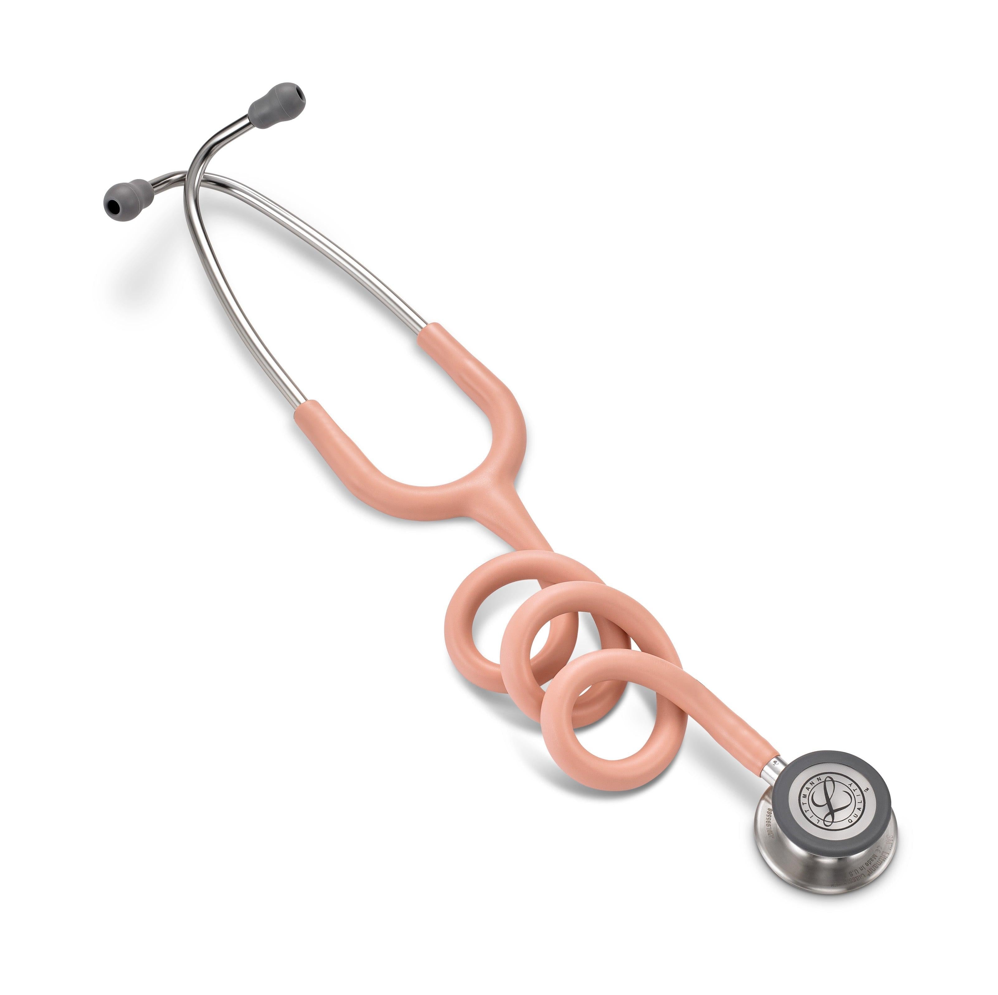 Littmann Classic III Monitoring Stethoscope: Satin Champagne Rose Tube 5910C