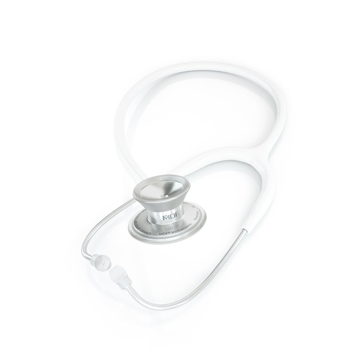 MD One® Epoch® Titanium Adult Stethoscope - White