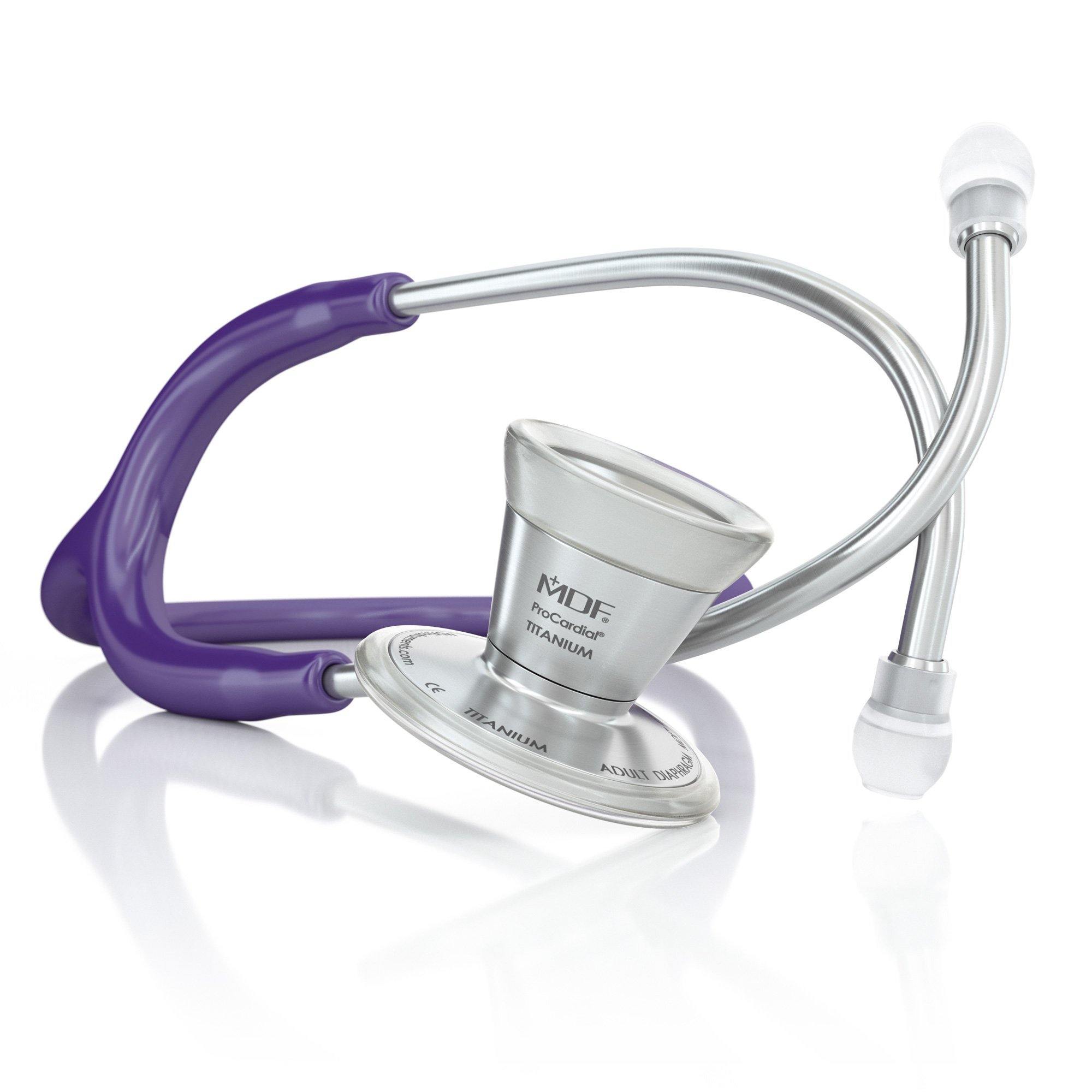 ProCardial® Titanium Adult Cardiology Stethoscope - Purple