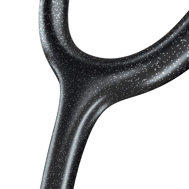 ProCardial® Titanium Adult Cardiology Stethoscope - Black Glitter/Gold + Case