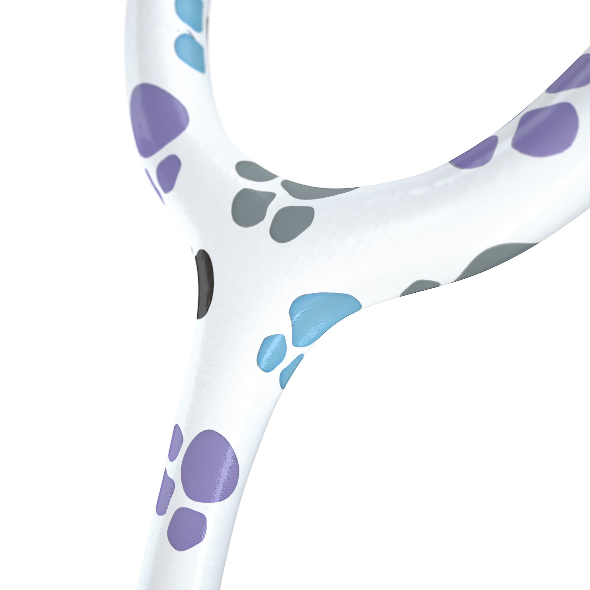 MD One® Epoch® Titanium Adult Stethoscope - Paws + Travel Case