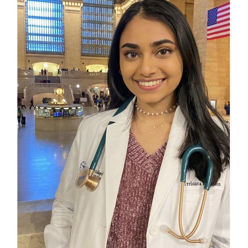 ProCardial® Titanium Adult Cardiology Stethoscope - Green Glitter/Rose Gold + Case