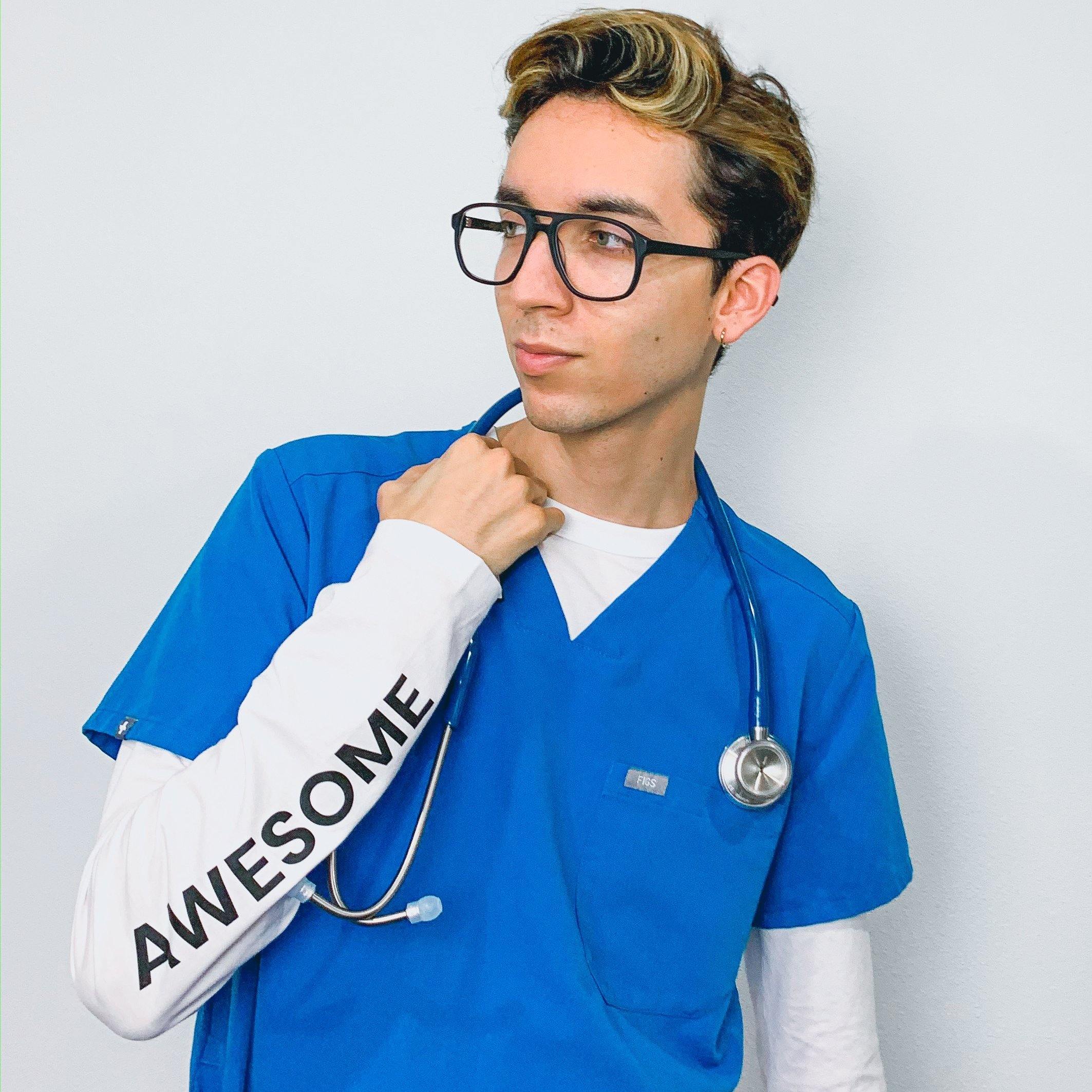 Acoustica® Stethoscope - Navy Blue