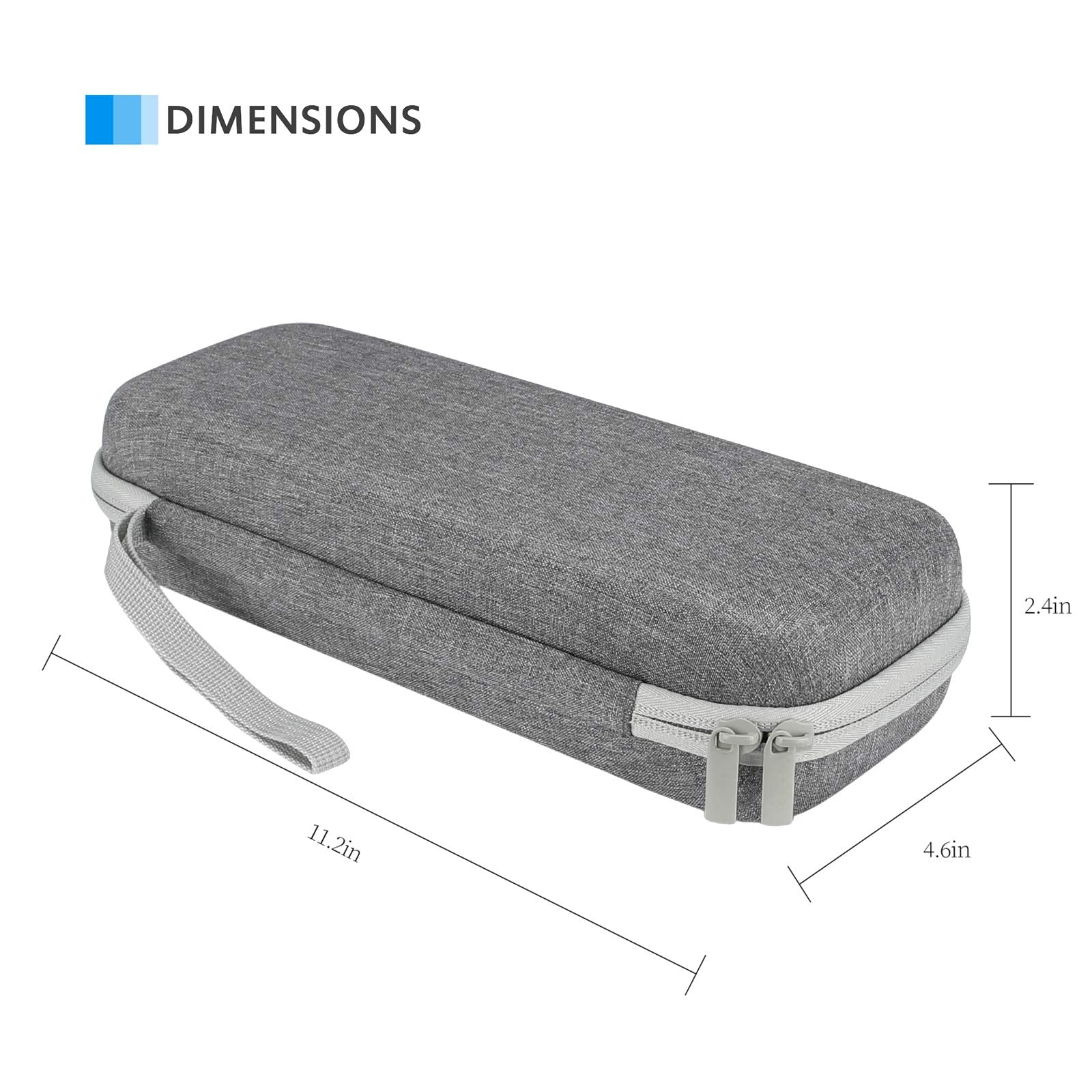 ProCase Stethoscope Case for Littmann Cassic/Omron/ADC/Dixie EMS Stethoscope, Doctor Nurse Ambulance Bag Pouch, Medical Students Accessories-Grey