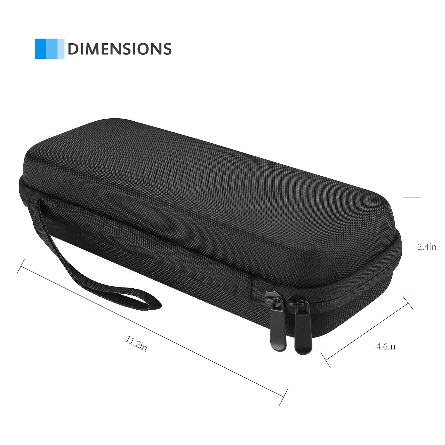 ProCase Stethoscope Case for Littmann Cassic/Omron/ADC/Dixie EMS Stethoscope, Doctor Nurse Ambulance Bag Pouch, Medical Students Accessories -Black
