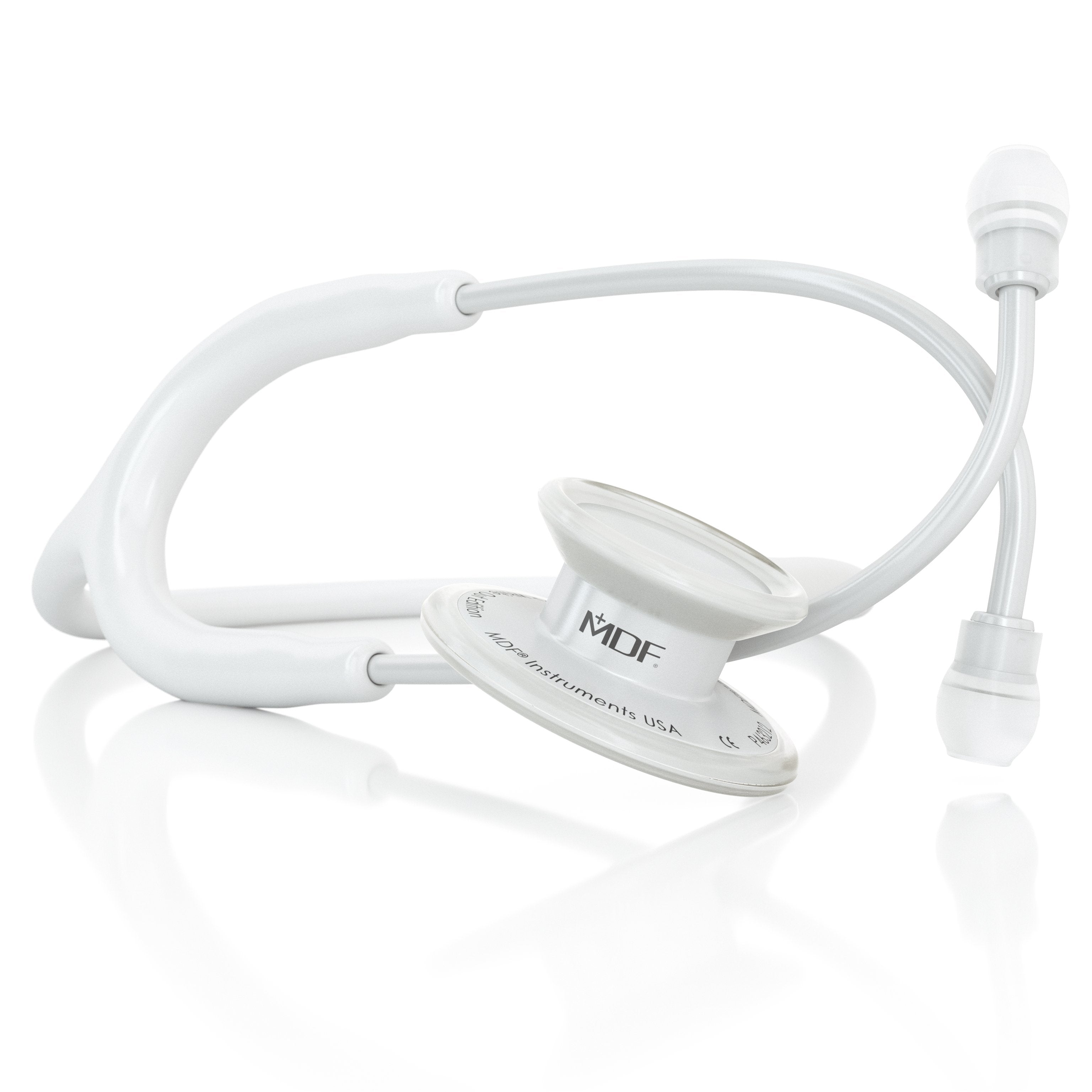 MD One® Adult Stethoscope - White/WhiteOut