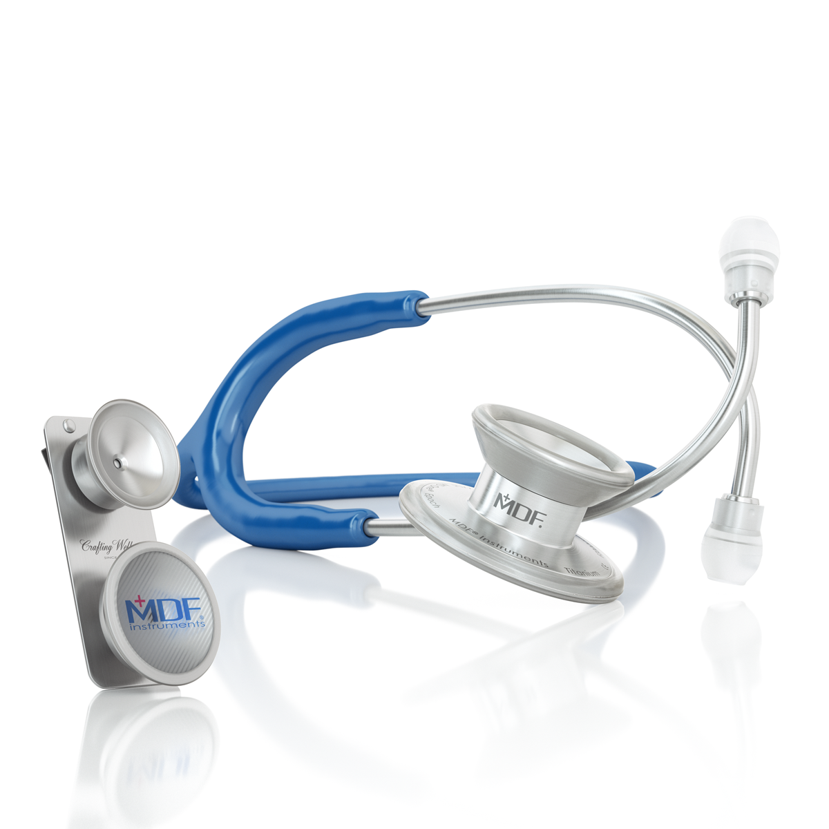 MD One® Epoch® Titanium Adult & Pediatric Stethoscope - Royal Blue