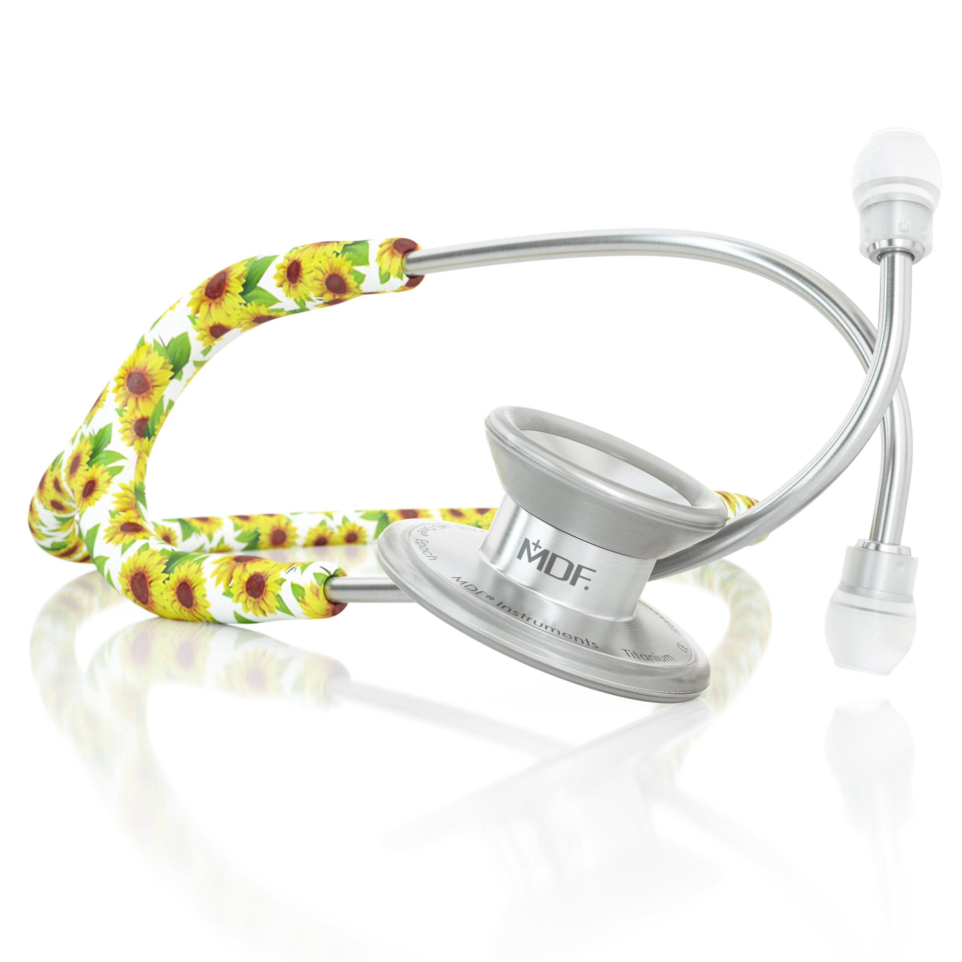 MD One® Epoch® Titanium Adult Stethoscope - Sunflower