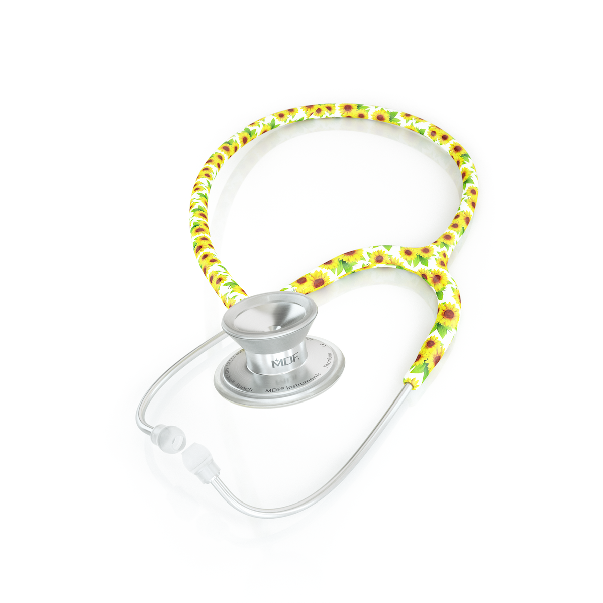 MD One® Epoch® Titanium Adult Stethoscope - Sunflower