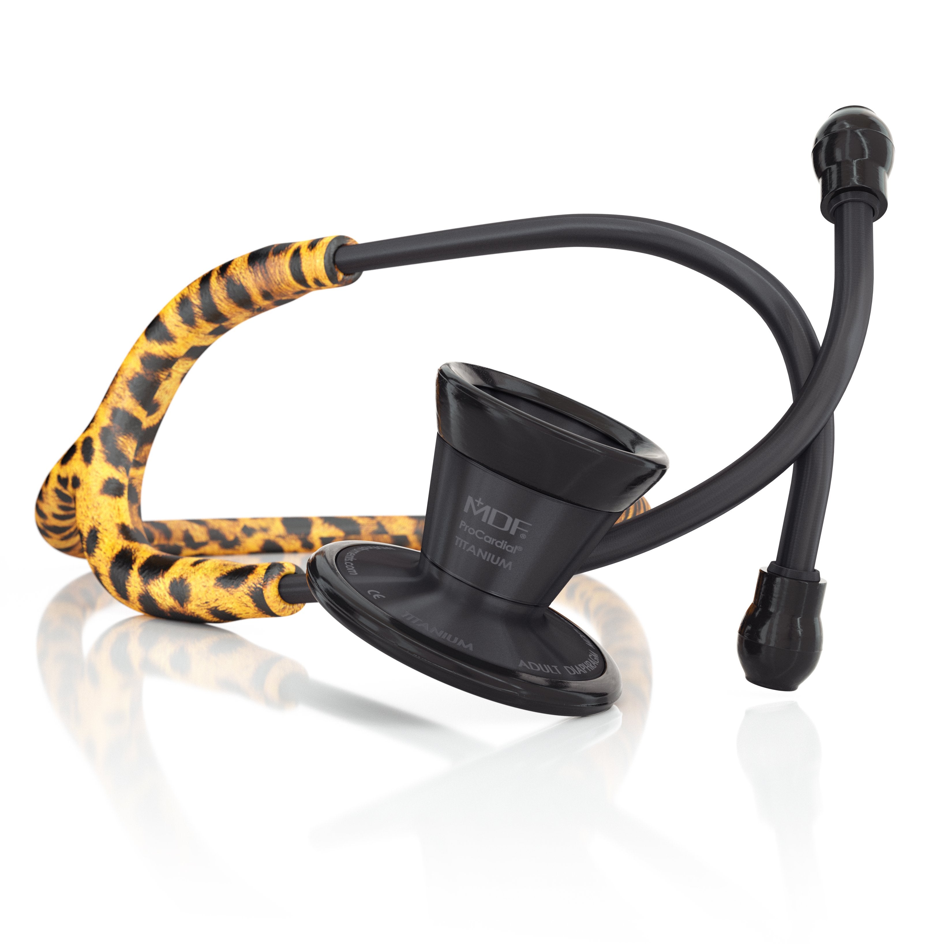 ProCardial® Titanium Adult Cardiology Stethoscope - Cheetah/BlackOut