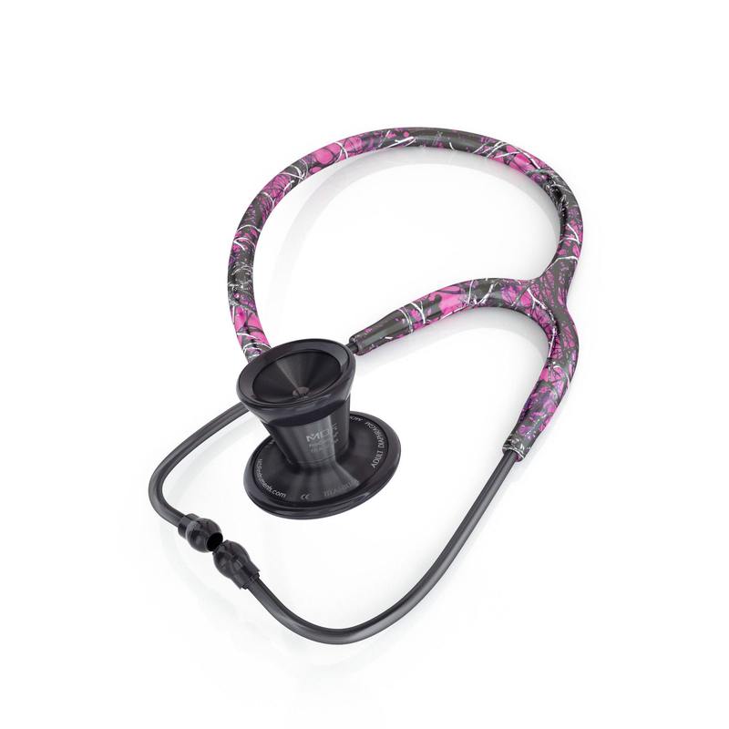 ProCardial® Titanium Adult Cardiology Stethoscope - Muddy Girl/BlackOut + Case