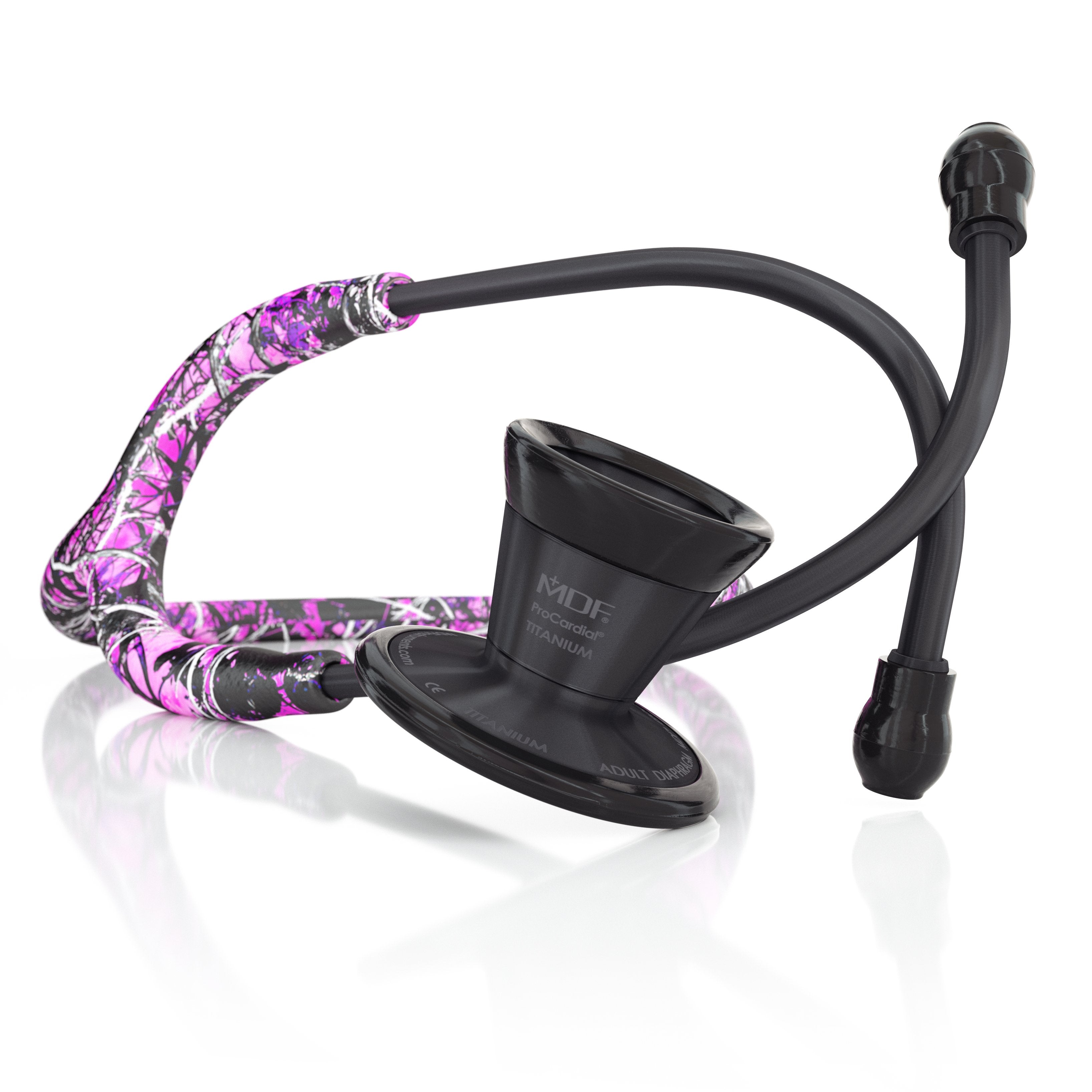 ProCardial® Titanium Adult Cardiology Stethoscope - Muddy Girl Camo/BlackOut