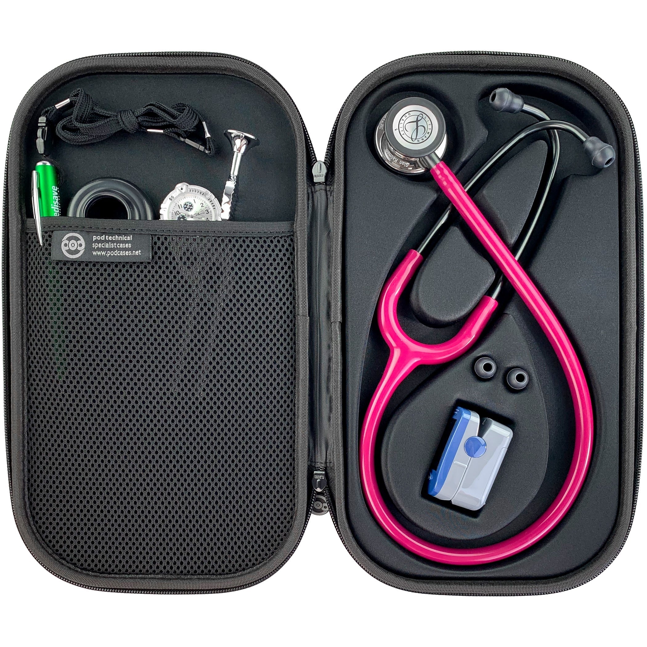 Pod Technical Cardiopod II Stethoscope Case for all Littmann Stethoscopes - Caribbean Blue