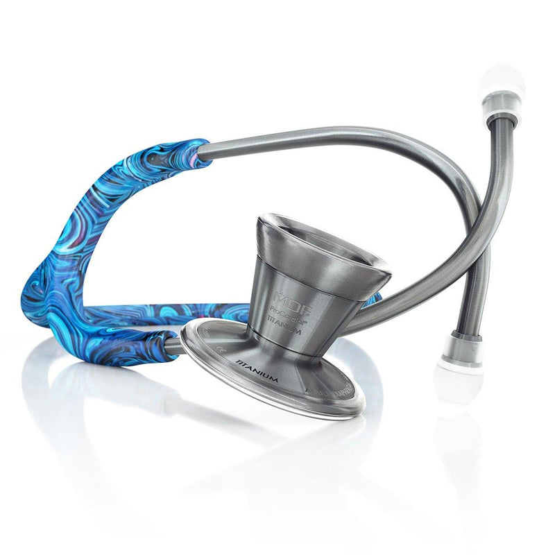 ProCardial® Titanium Adult Cardiology Stethoscope - Starry Night/Metalika + case
